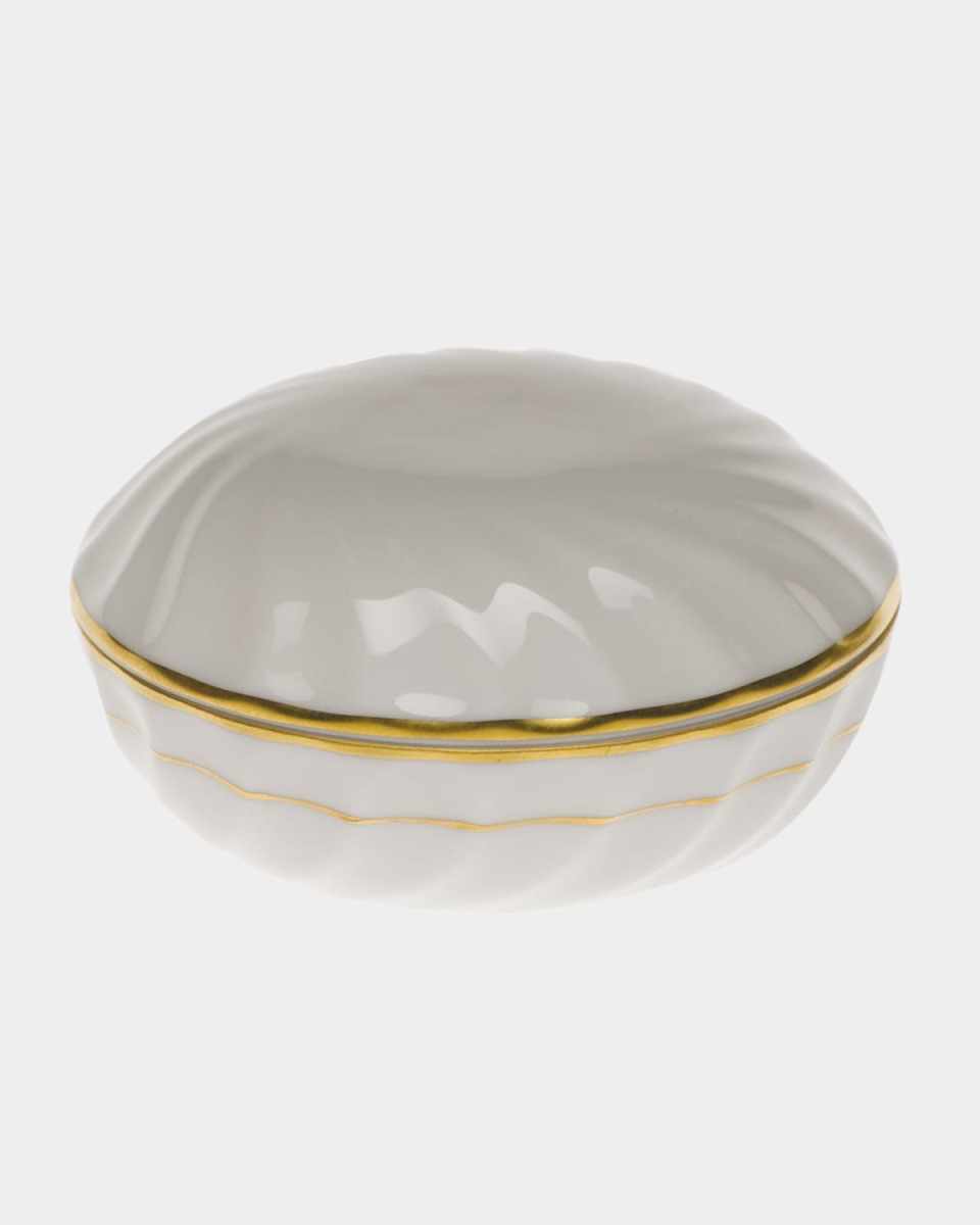 Golden Edge Ring Box